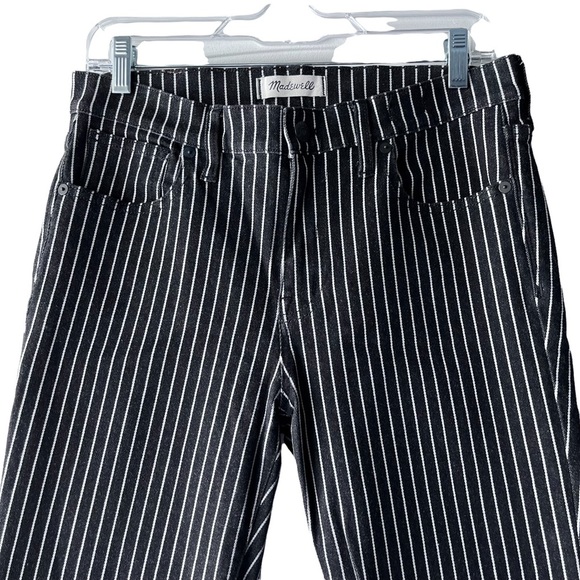 Madewell 9” High Riser Skinny Railroad Stripe Limited Edition Jeans 29 - Picture 5 of 13